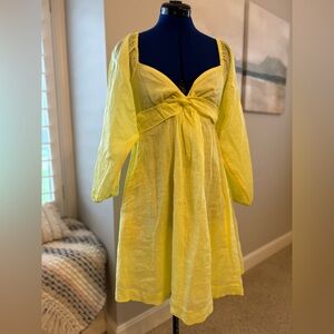 Banana Republic Ramie Twist Dress NWOT Size Small